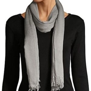 NWT Rag and Bone Buckley Model Scarf Wrap Gray
